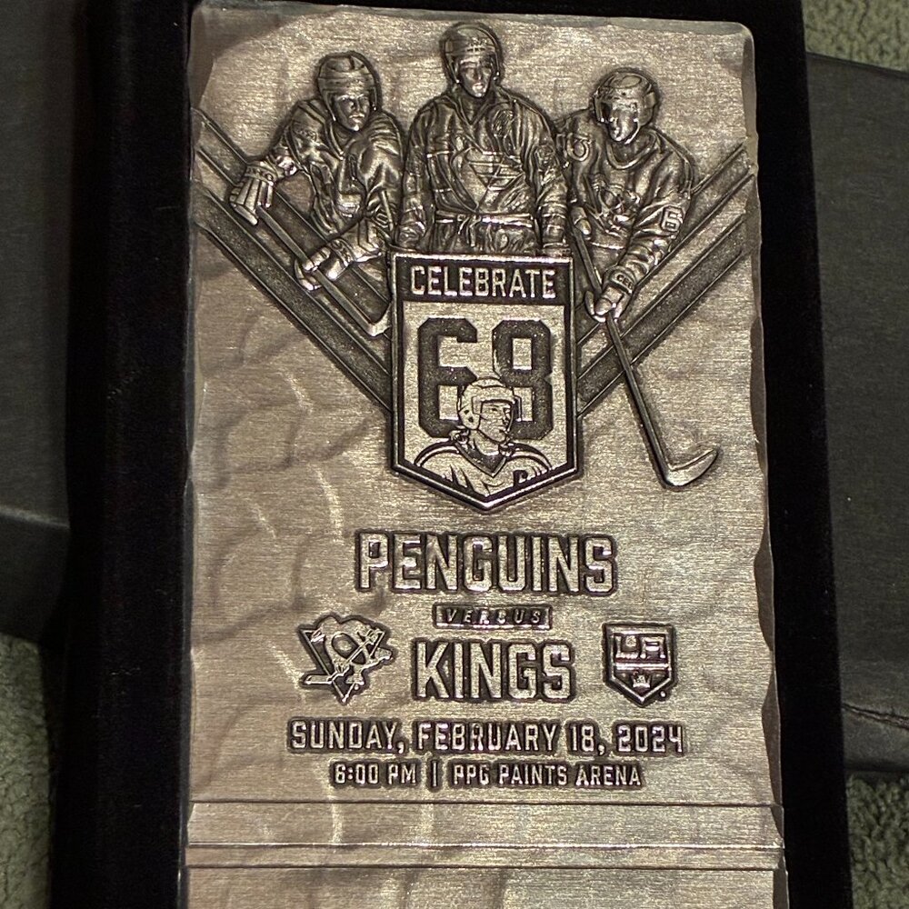 Jaromir Jagr Pittsburgh Penguins Metal Ticket (from 2023-24 Charity Bag)